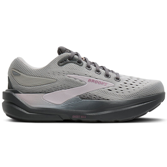 Women's Brooks Ghost Max 3, Harbor Mist/Poppy Seed/Pink, 7 B Medium