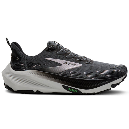 Women's Brooks Ghost Trail, Poppy Seed/Black/Pink, 11 B Medium
