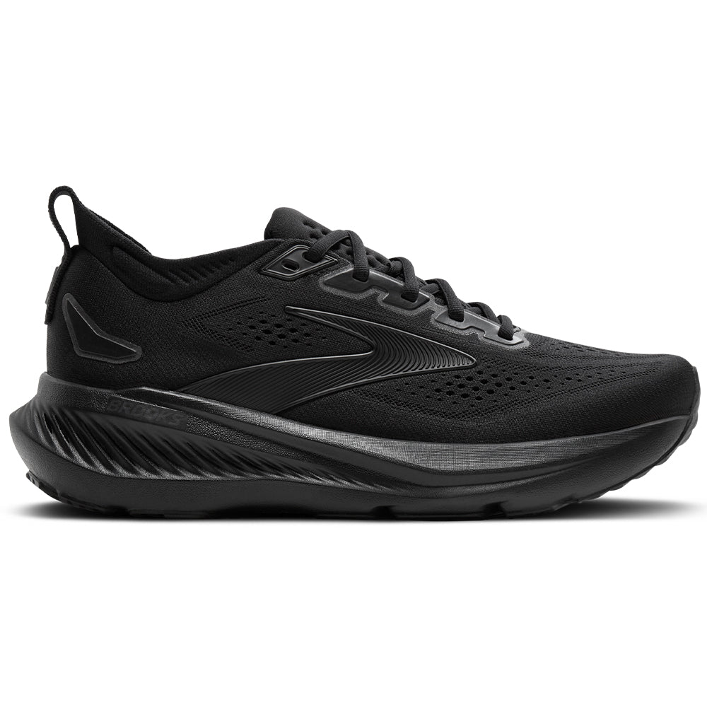 Women's Brooks Glycerin 23, Black/Black/Ebony, 10 B Medium
