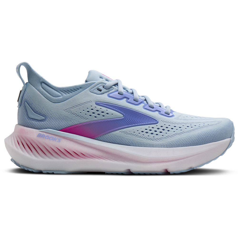 Women's Brooks Glycerin 23, Skyway/Blazing Bell/Pink, 10 B Medium