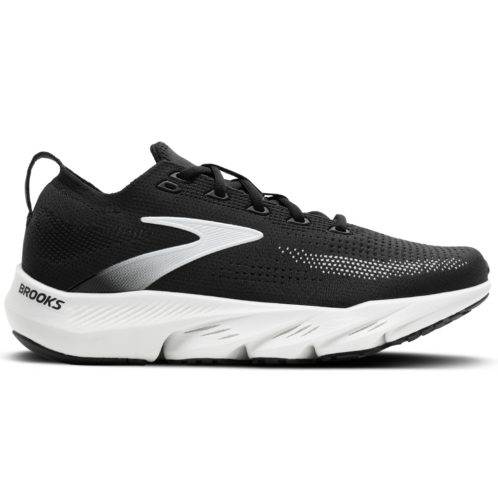 Women's Brooks Glycerin Flex, Black/White, 9 B Medium