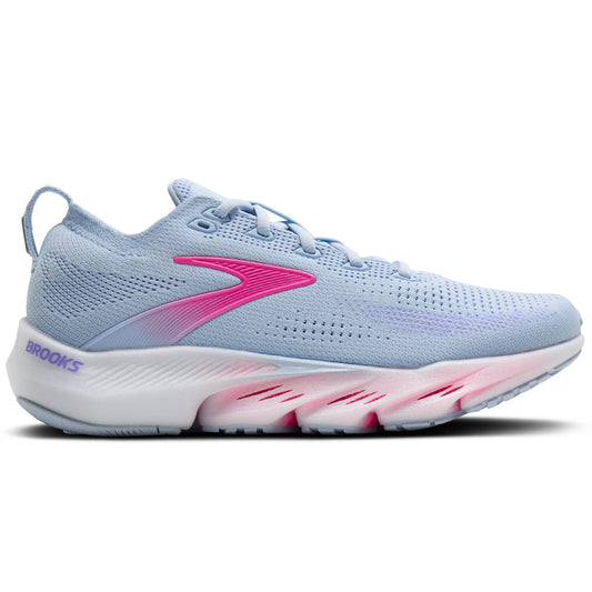 Women's Brooks Glycerin Flex, Skyway/Cyber Pink/Blazing Bell, 8 B Medium