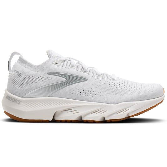 Women's Brooks Glycerin Flex, White/Black/Gum, 8.5 B Medium