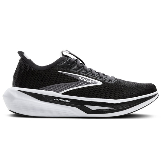 Women's Brooks Hyperion 3, Black/Grey/White, 7 B Medium