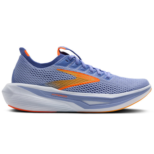 Women's Brooks Hyperion 3, Blue Heron/Orange/White, 9.5 B Medium