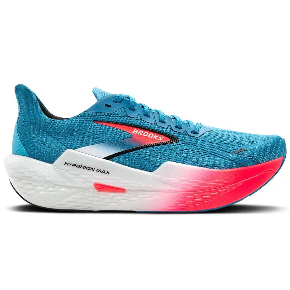Women's Brooks Hyperion Max 2, Crystal Seas/Diva Pink/Black, 6.5 B Medium