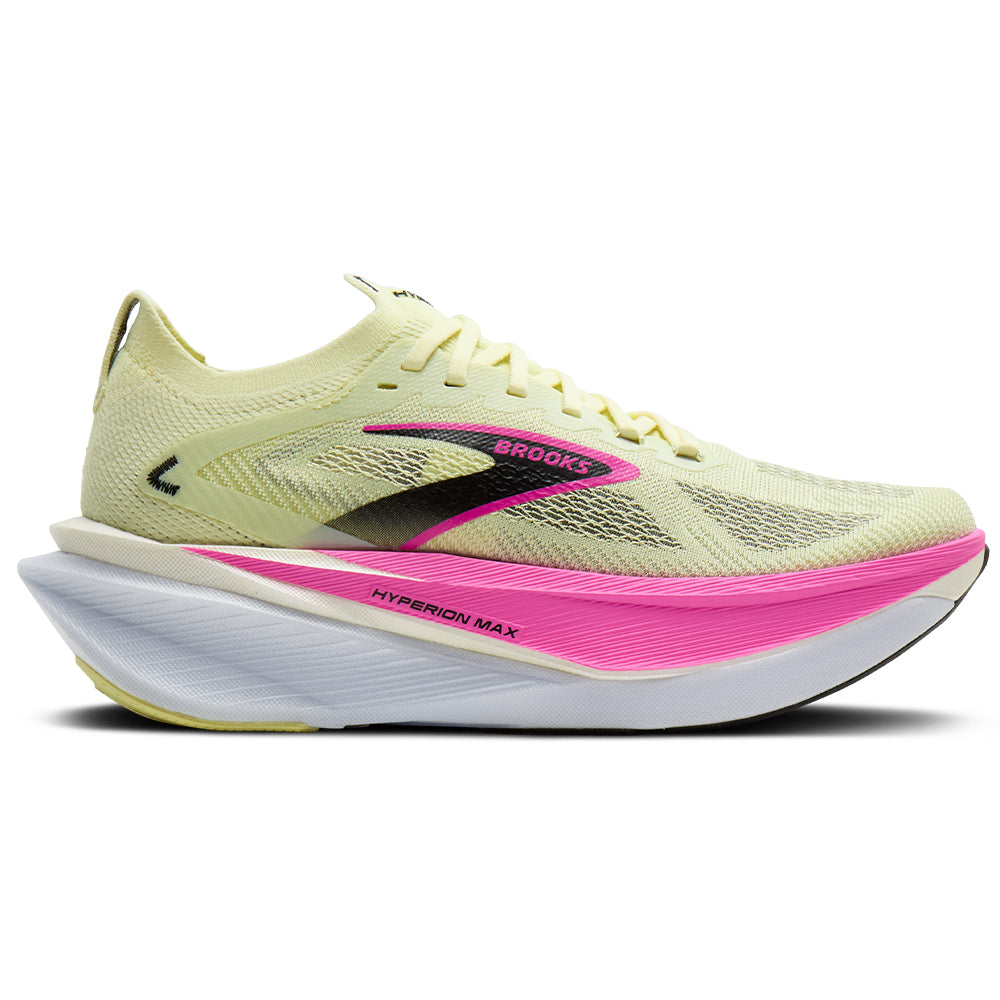 Women's Brooks Hyperion Max 3, Luminary/Cyber Pink/Black, 5.5 B Medium
