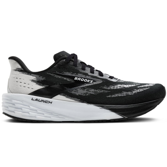 Women's Brooks Launch 11, Black/White, 6.5 B Medium