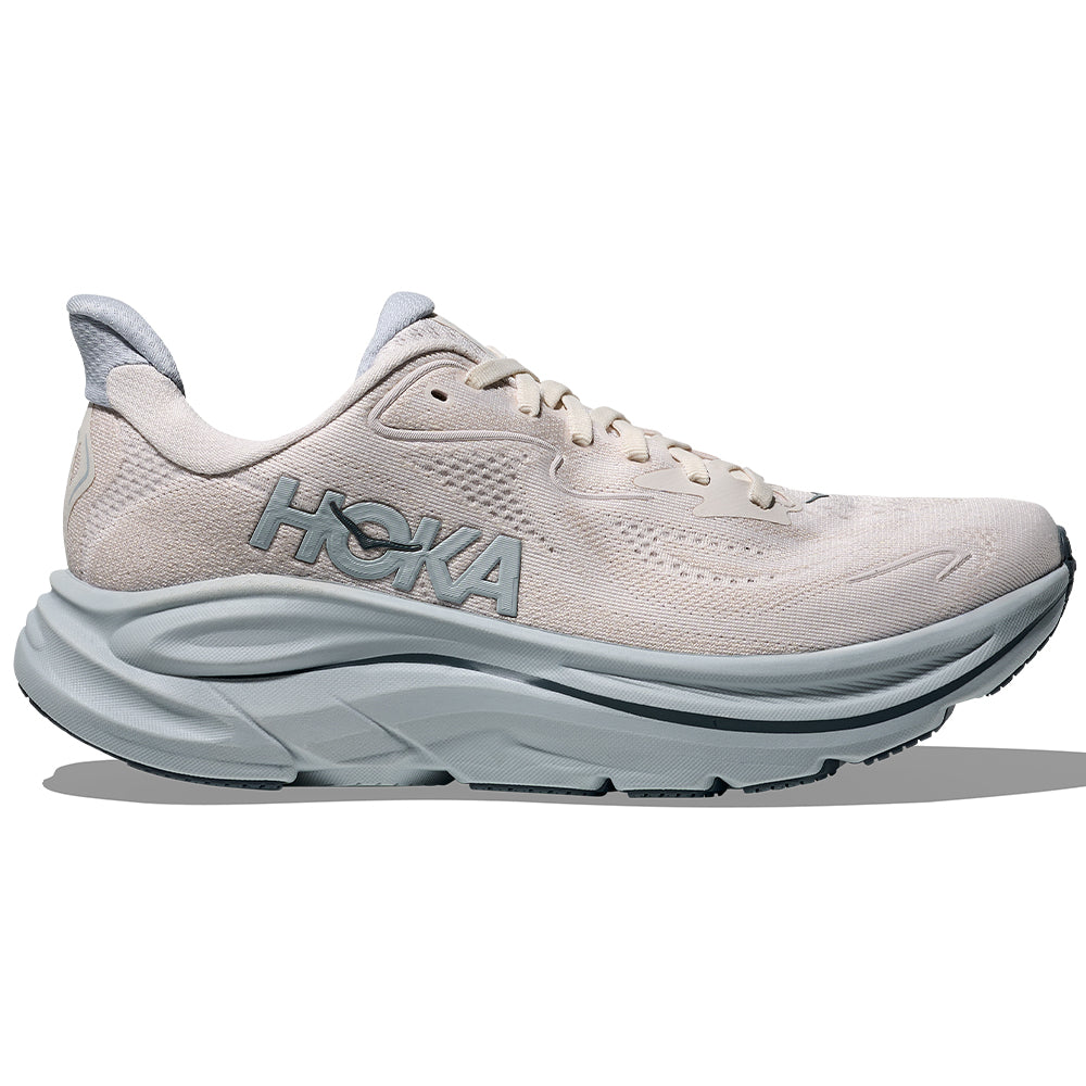 Women's Hoka Clifton 10, Grout/Mineral Blue, 10.5 B Medium