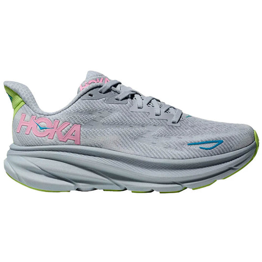 Women's Hoka Clifton 9, Gull/Sea Ice, 11 D Wide