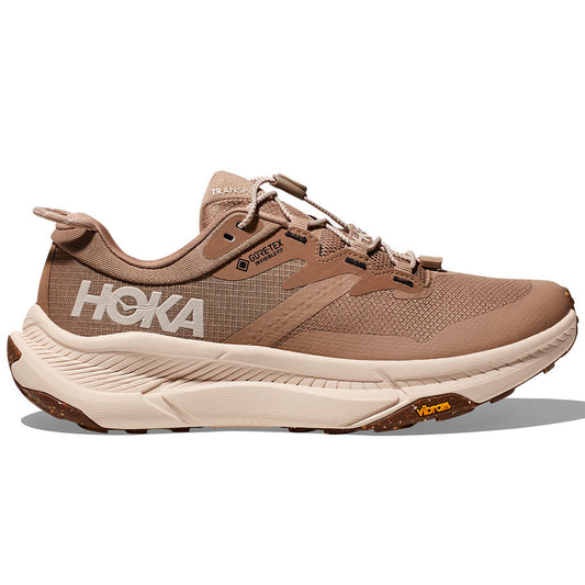 Women's Hoka Transport GTX, Dune/Eggnog, 9 B Medium