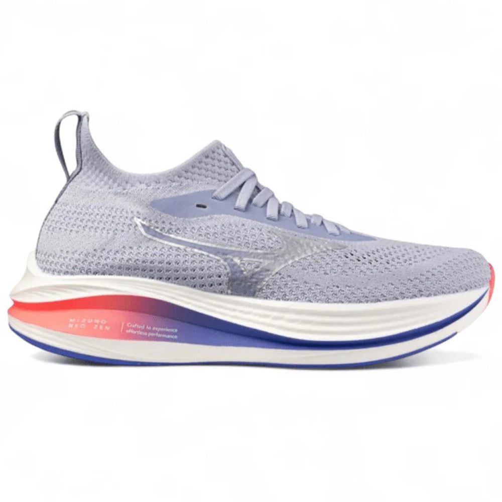 Women's Mizuno Neo Zen, Icelandic Blue/Silver, 8 B Medium
