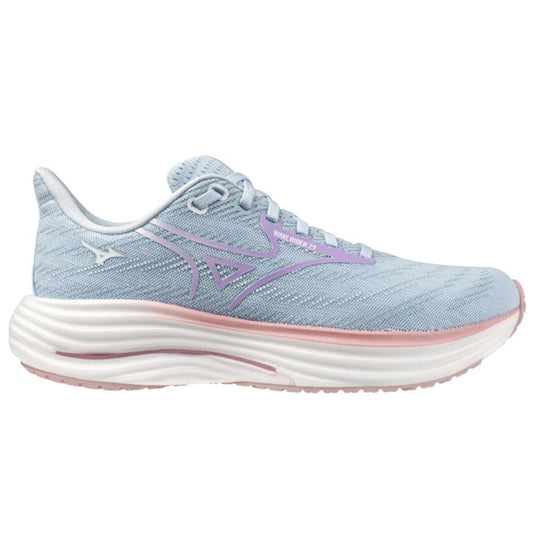 Women's Mizuno Wave Rider 29, Nantucket Breeze/Orchid Petal, 8.5 B Medium