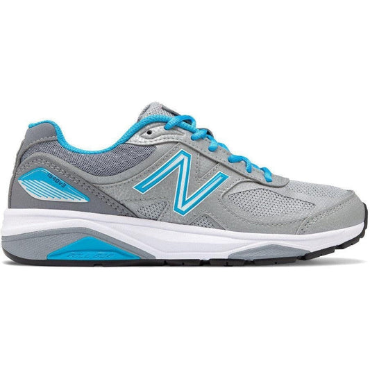 Women's New Balance 1540v3, Silver/Polaris, 9 2E Extra Wide