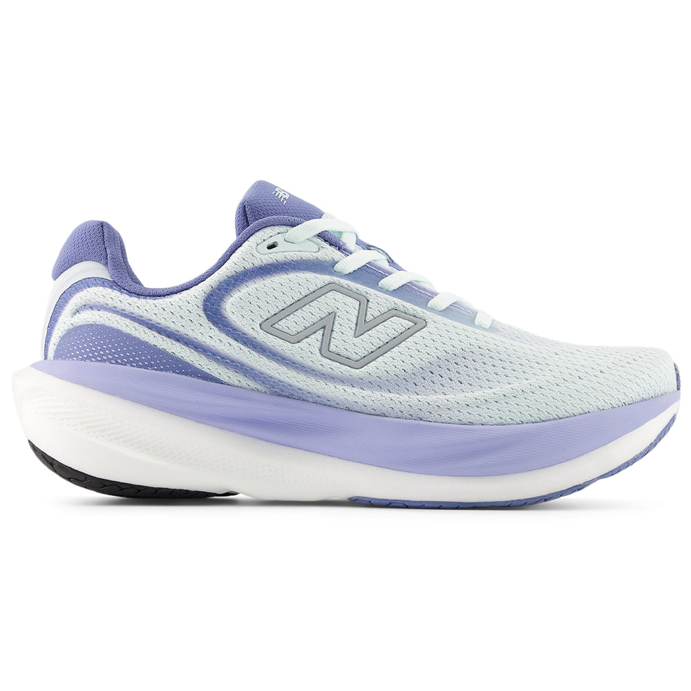 Women's New Balance Fresh Foam X 1080v15, Glint Blue/Silver Metallic/Fairweather Blue, 9 B Medium