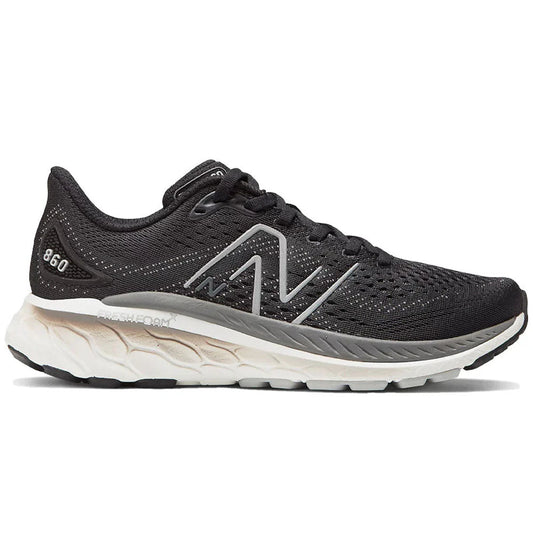 Women's New Balance Fresh Foam X 860v13, Black/Castlerock, 10 2E Extra Wide