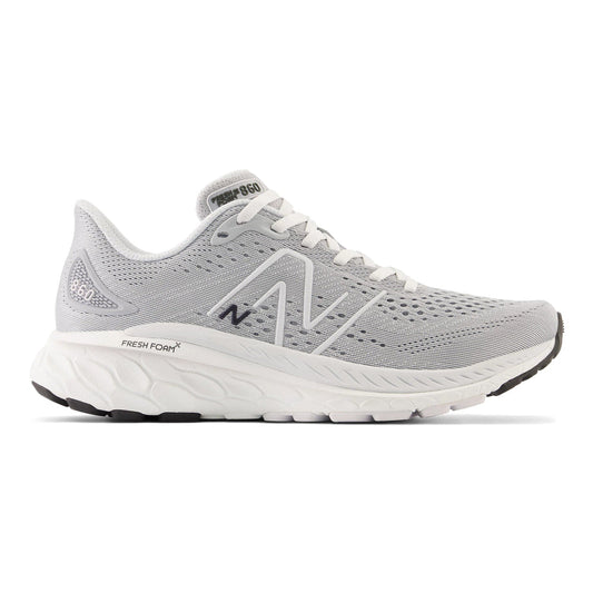 Women's New Balance Fresh Foam X 860v13, Aluminum Grey/Quartz Grey, 12 B Medium