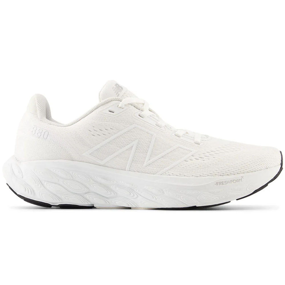 Women's New Balance Fresh Foam X 880v14, White/Silver Metallic/Sea Salt, 12 D Wide