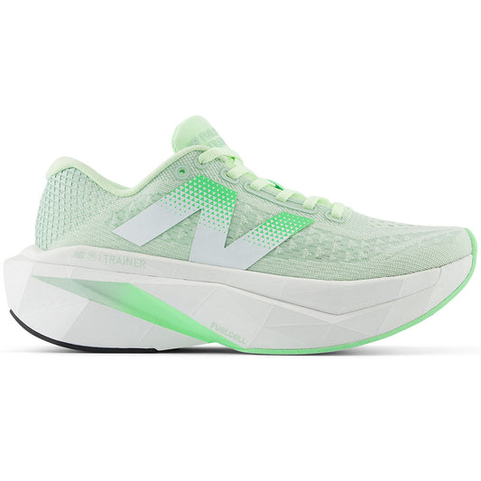 Women's New Balance FuelCell SuperComp Trainer v3, Melon Water/Clay Ash/White, 7.5 B Medium