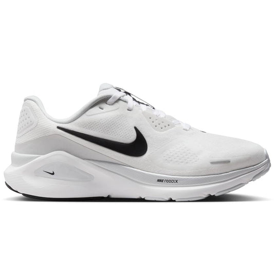 Women's Nike Structure 26, White/Black/Pure Platinum, 10 B Medium