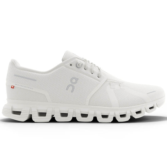 Women's On Cloud 6, White/White, 6.5 B Medium