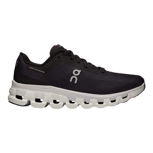 Women's On Cloudflow 4, Black/White, 7.5 B Medium
