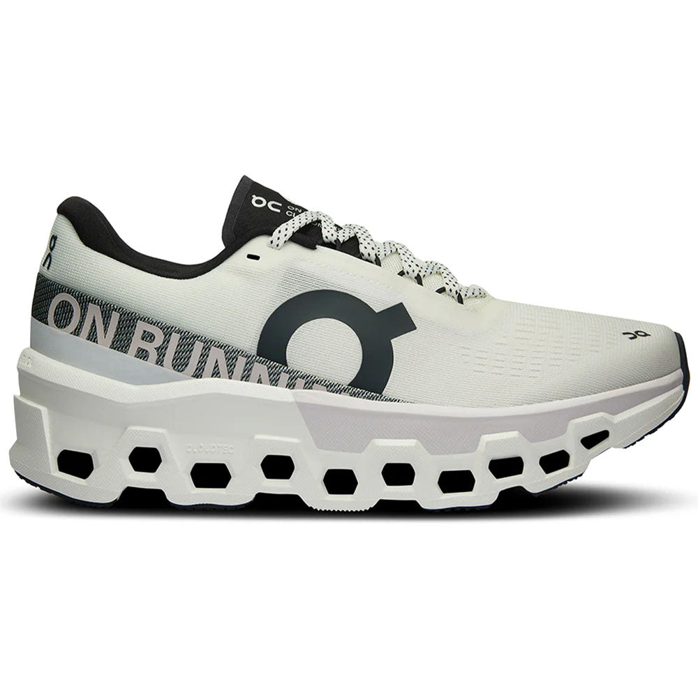 Women's On Cloudmonster 2, White/Frost, 10 B Medium