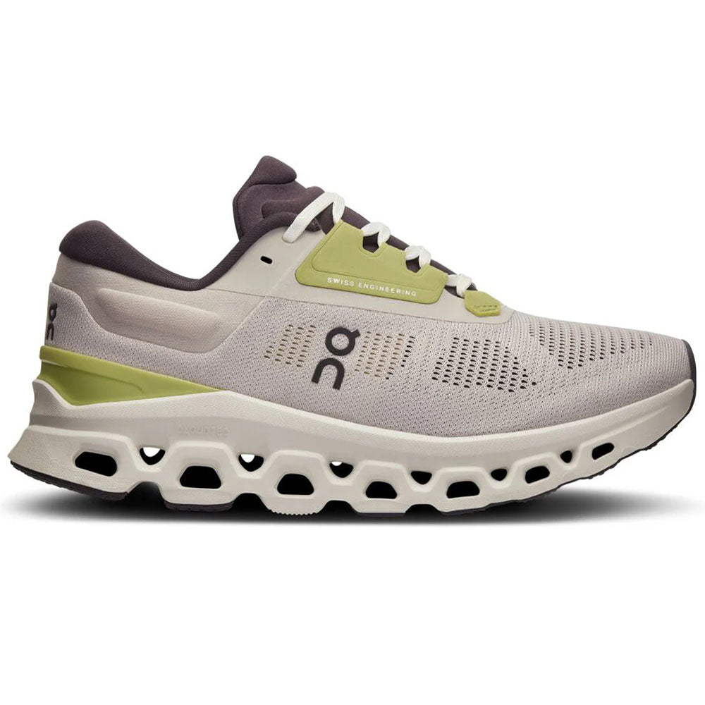 Womens On Cloudstratus 3, Pearl/Ivory, 10.5 B Medium