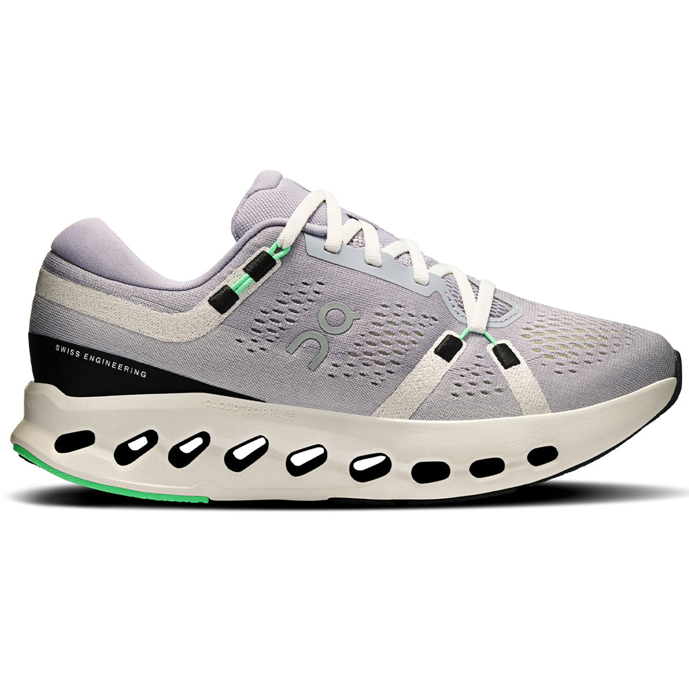 Women's On Cloudsurfer 2, Lilac/Ivory, 6.5 B Medium