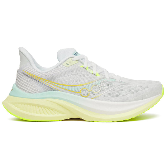 Womens Saucony Endorphin Speed 5, White/Tender, 9 B Medium