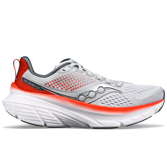 Women's Saucony Guide 17, Cloud/Cayenne, 10 B Medium