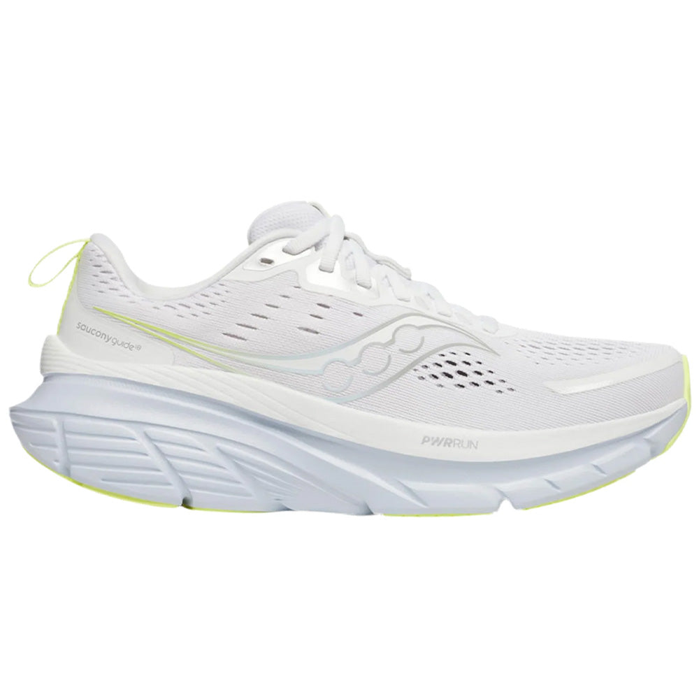 Women's Saucony Guide 18, White/Ice Melt, 10.5 D Wide
