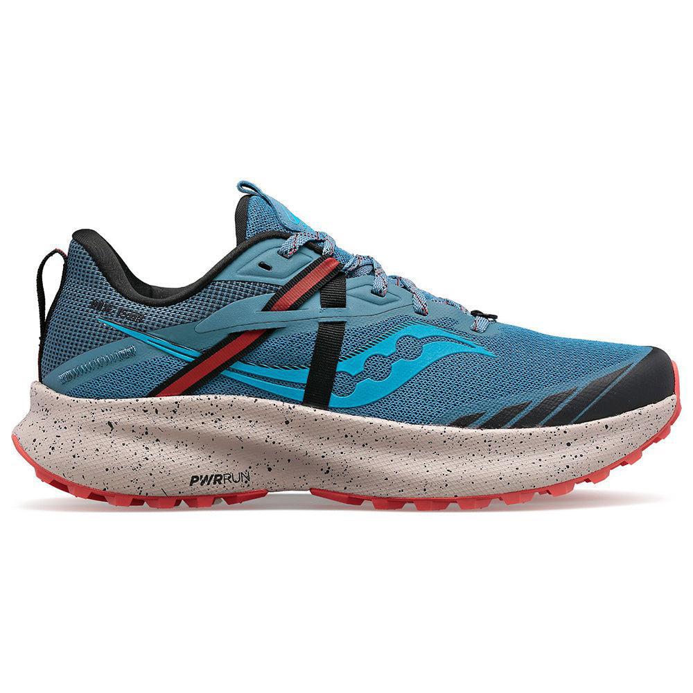 Womens Saucony Ride 15 TR, Mist/Ember, 7 B Medium