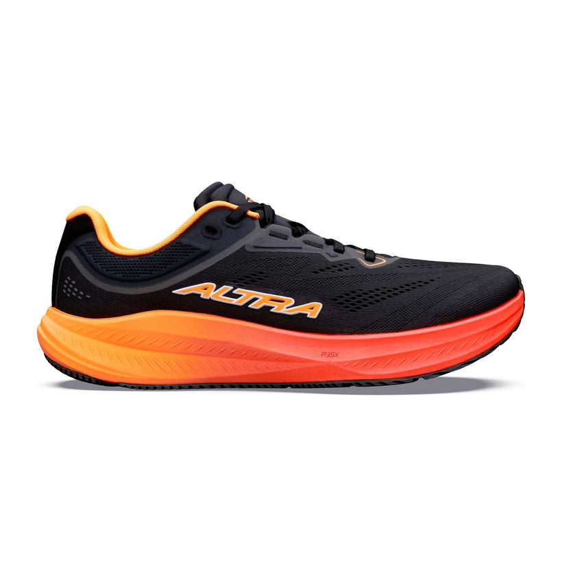 Men's Altra Torin 9, Blk/Orng Pop/Firy Coral, 10.5 D Medium