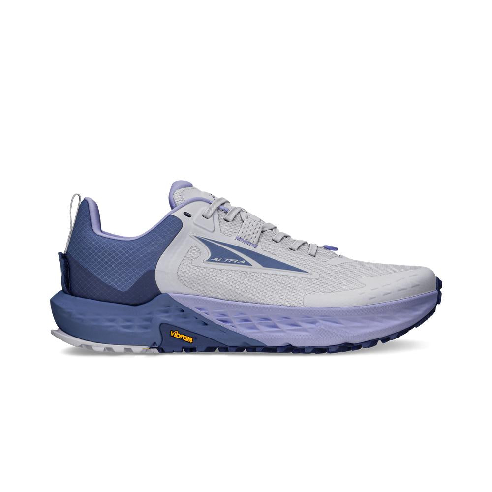 Womens Altra Timp 5, Gray/Blue, 6.5 B Medium