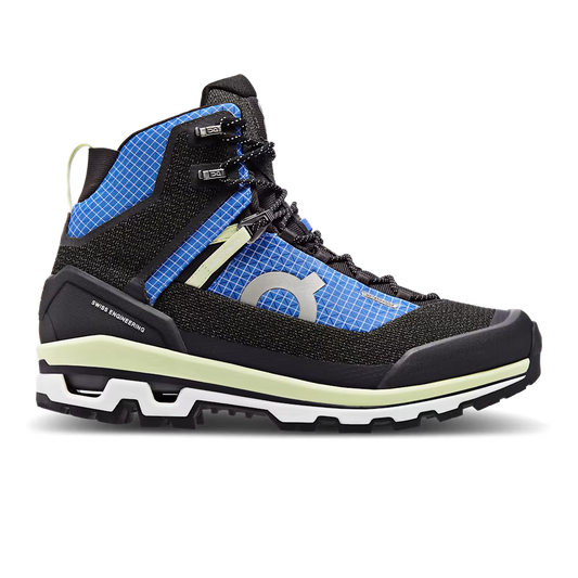 Women's On Cloudalpine Waterproof, Cobalt/Limelight, 10.5 B Medium