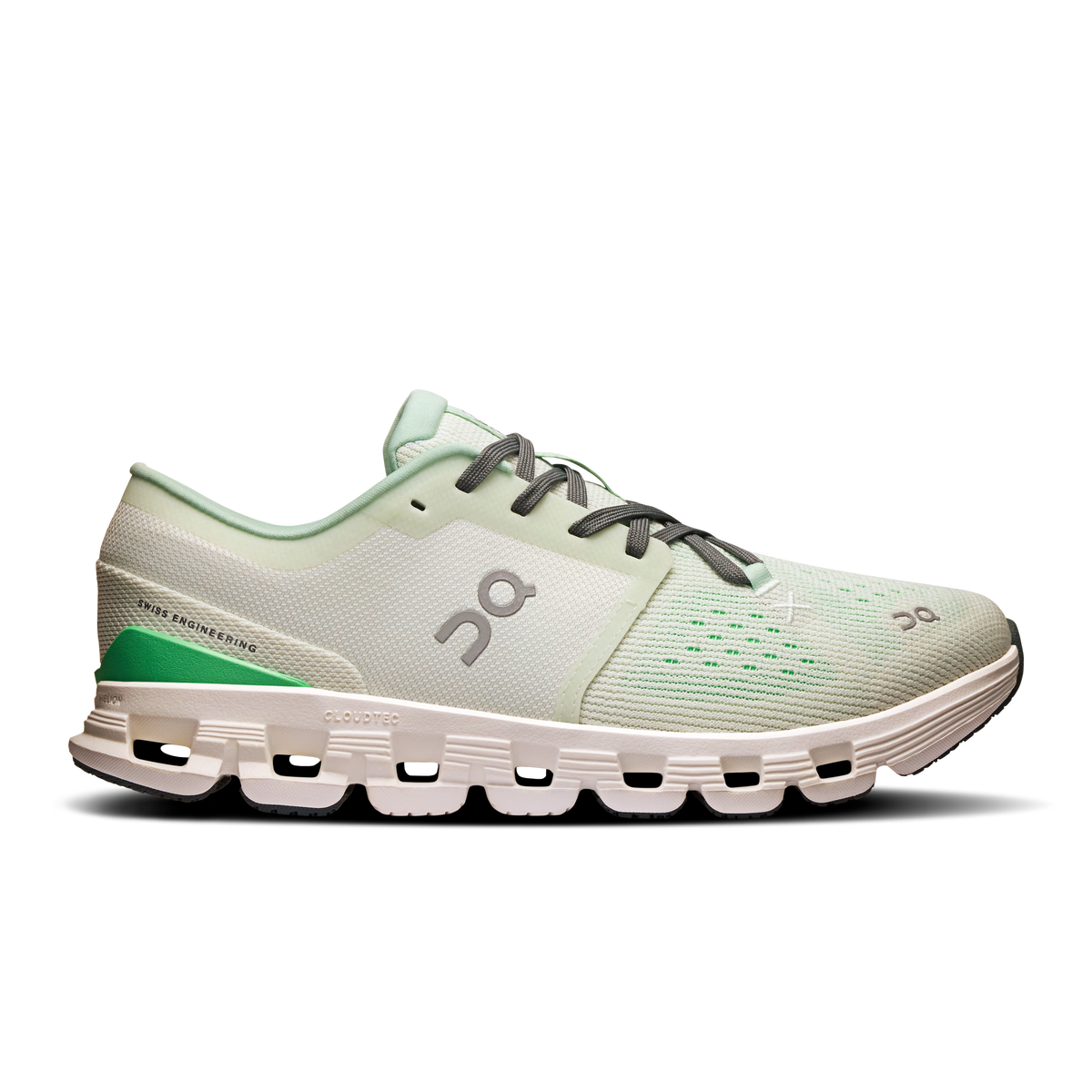 Women's On Cloud X 4, Aloe/Honeydew, 8.5 B Medium