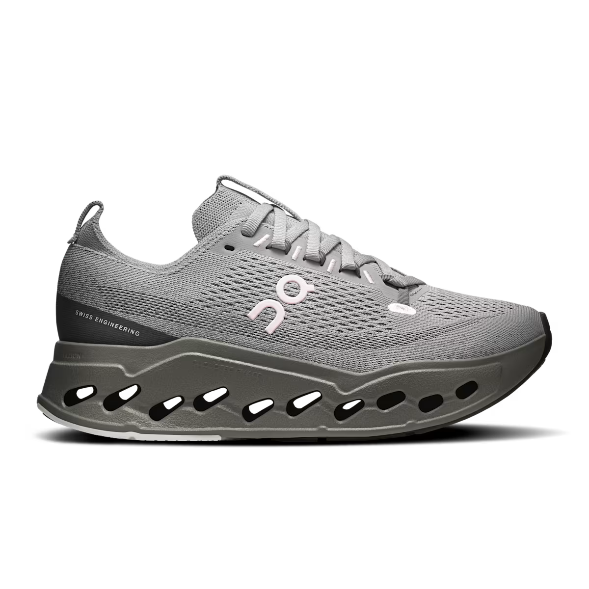 Women's On Cloudsurfer Max, Alloy/Asphalt, 9.5 B Medium