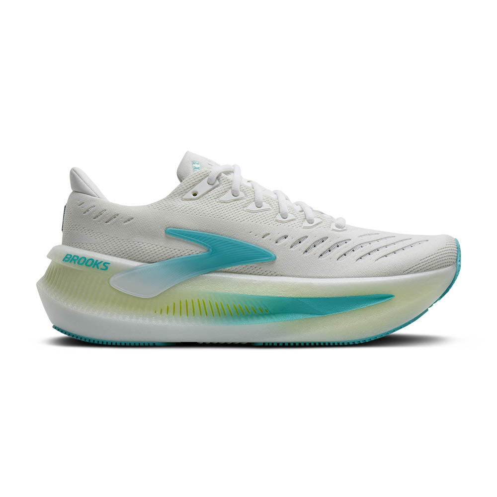 Men's Brooks Glycerin Max 2, White/Ipanema/Nightlife, 10.5 D Medium