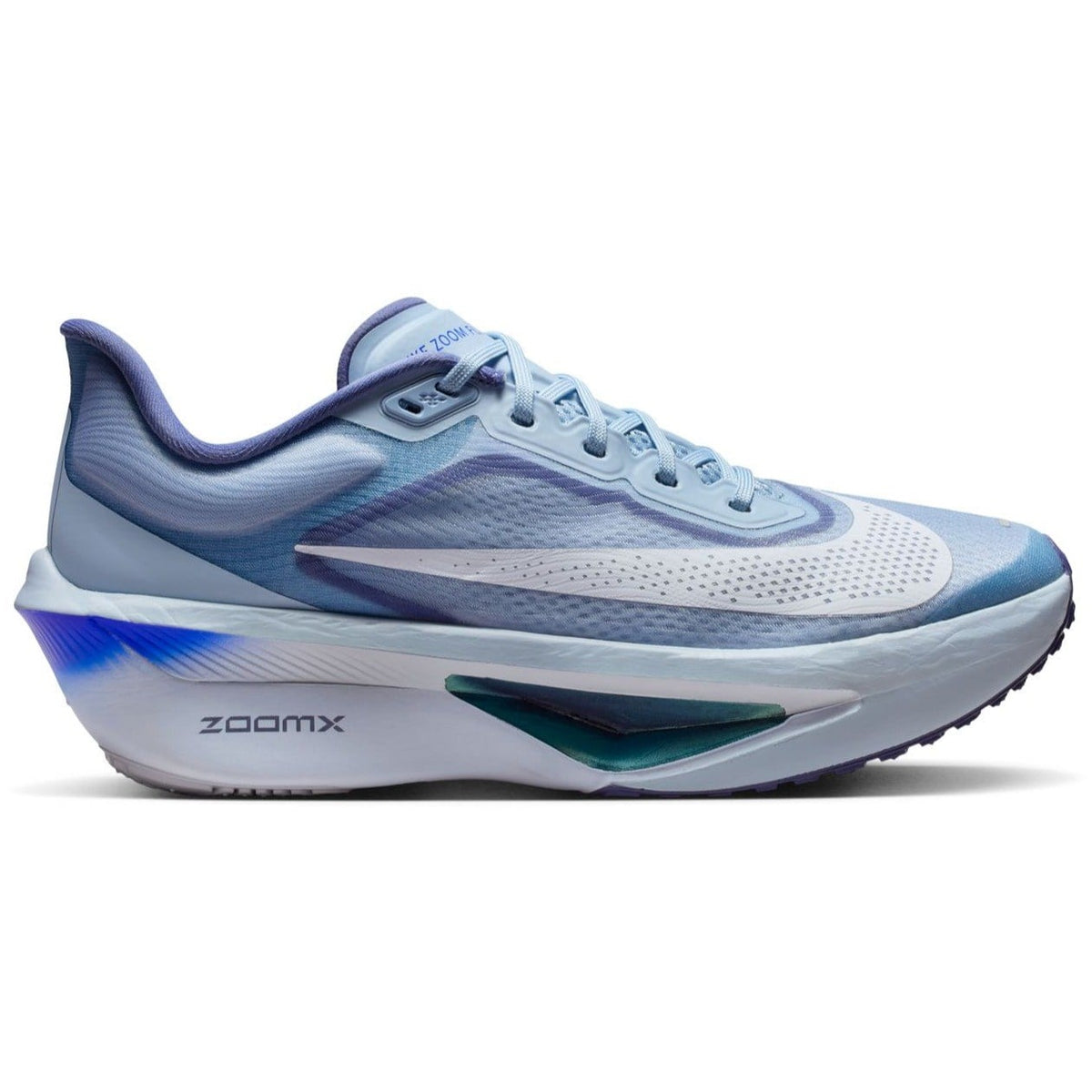 Women's Nike Zoom Fly 6, Lt Armory Blue/White-World Indigo, 6.5 B Medium