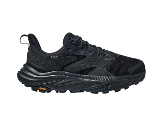 Men's Hoka Anacapa 2 Low GTX, Black/Black, 12.5 D Medium