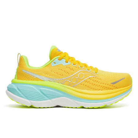 Women's Saucony Hurricane 25, Sunrise/Citron, 9.5 B Medium