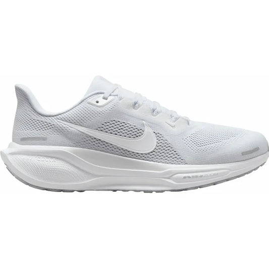 Womens Nike Pegasus 41, White/White-Pure Platinum, 5 B Medium