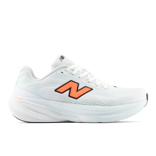 Men's New Balance Fresh Foam X 860v15, White/Tangerine Heat/Glint Blue, 9 2E Wide