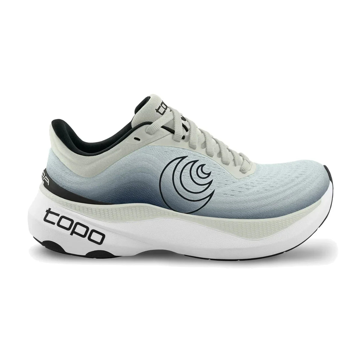Men's Topo Athletic Aura, Grey/Charcoal, 8.5 D Medium