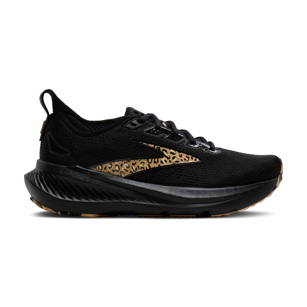 Women's Brooks Glycerin 23, Black/Asphalt/Iced Coffee, 10 B Medium