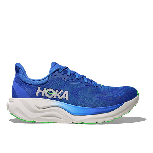 Men's Hoka Arahi 8, Cobalt Blue/Neon Green, 9.5 D Medium