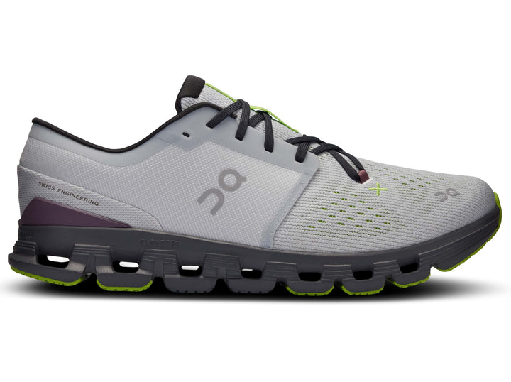 Men's On Cloud X 4, Glacier/Eclipse, 9.5 D Medium