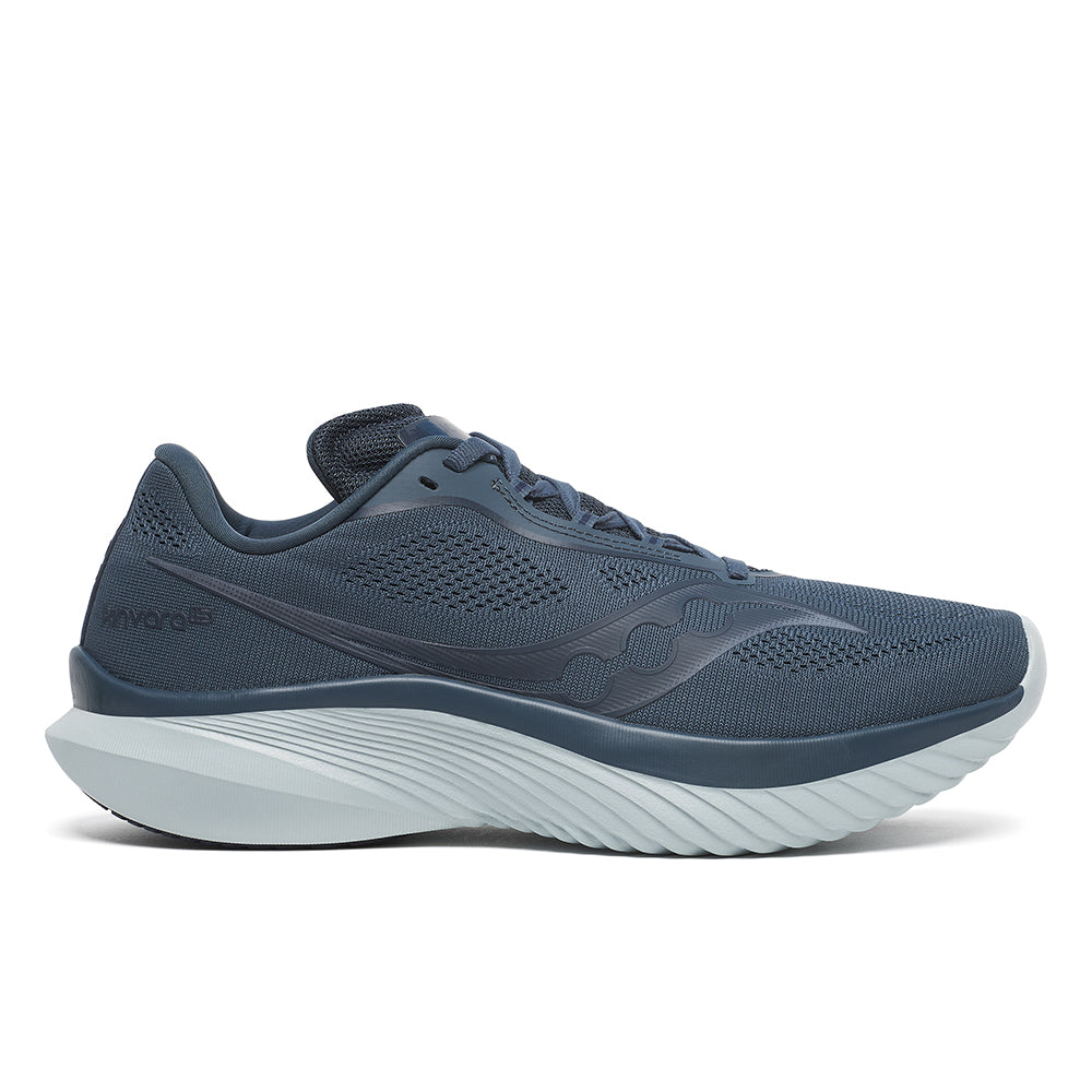 Mens Saucony Kinvara 15, Dusk/Granite, 8.5 D Medium