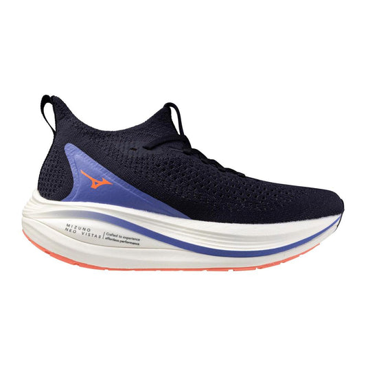 Women's Mizuno Neo Vista 2, Baritone Blue/Striking Coral, 10 B Medium